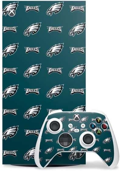 Skinit Decal Gaming Skin Compatible with Xbox Series X Digital Edition Bundle - Officially Licensed NFL Philadelphia Eagles Large Logo Design