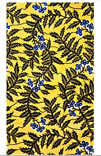 MAYNOWAX Coupon Pagne Tissu Wax Africain 100% coton 2 yards soit 180cm x 120cm
