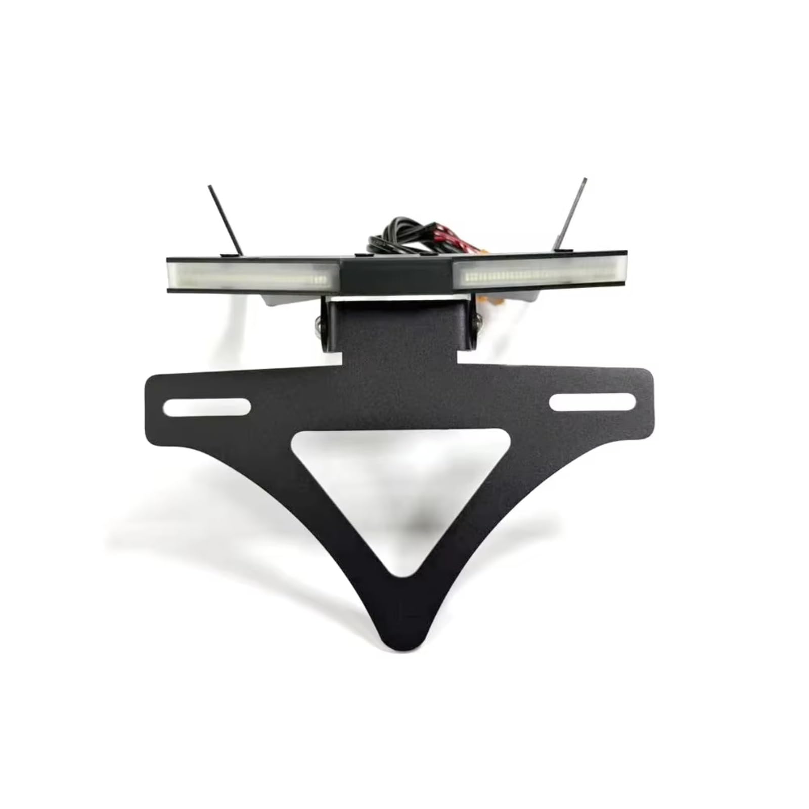Support plaque immatriculation CB650R rigide pour élimination bavette arrière