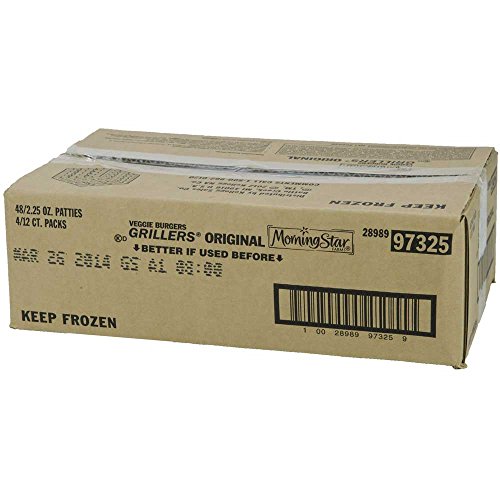 Kelloggs Morningstar Grillers Original Veggie Burger, 2.25 Ounce -- 48 per case.