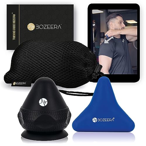 BOZEERA | Triggerpunkt Drücker Set | Triggerdinger mit Saugnapf | für Muskelschmerzen & Verspannungen| 2x Triggerpunkt Massagegerät | Schmerzfrei Drücker Set Inkl. Video Booklet & Tasche