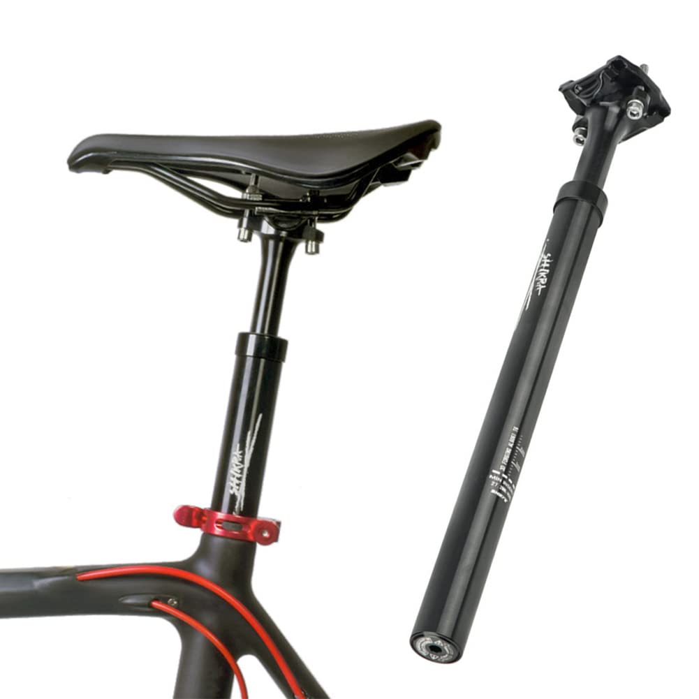Tige de selle de vélo antichoc à ressort en métal pour VTT, 30,4 x 400 mm