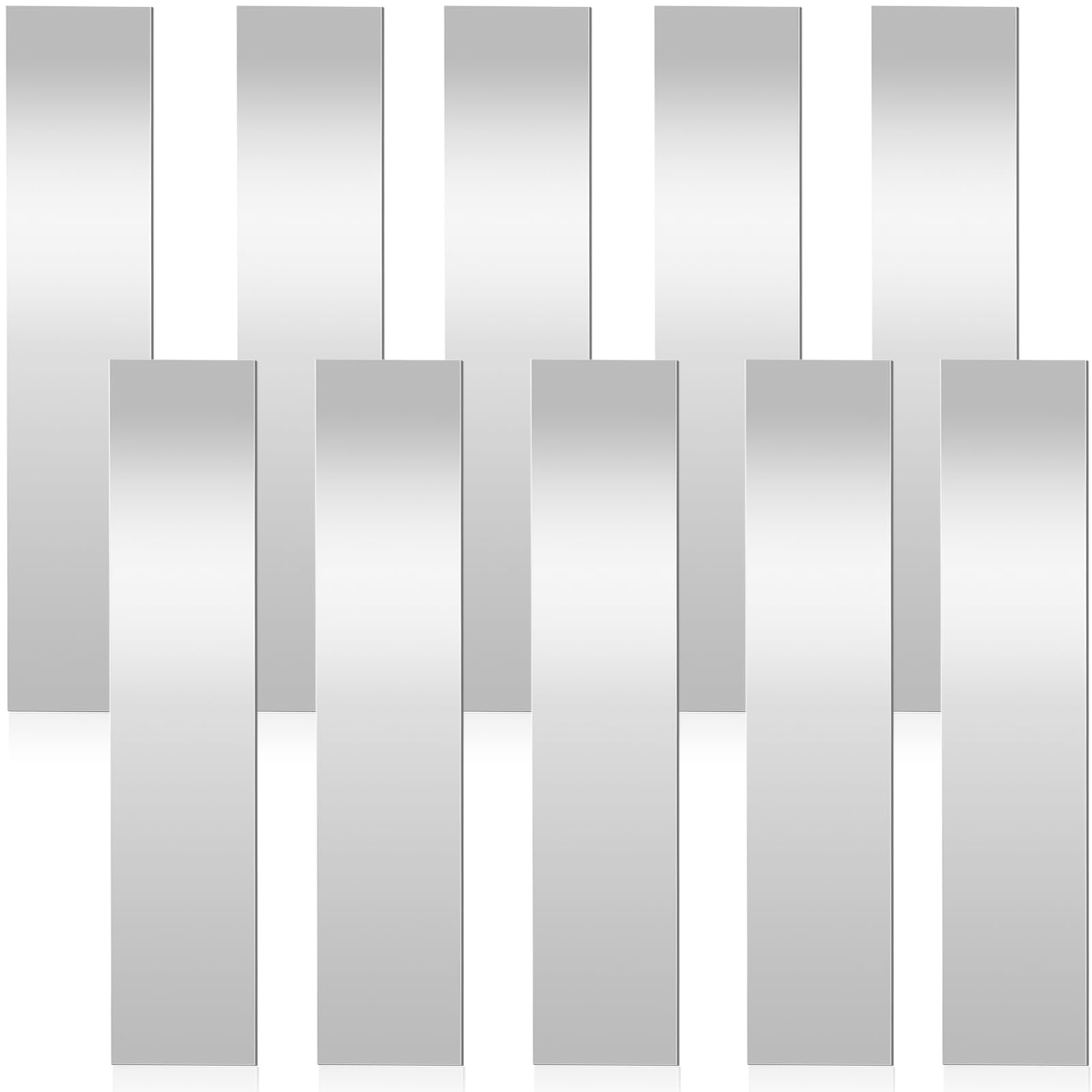 12 Pieces Metal Strips Shim Stock Sheet Shims Gap Filler Trim Strip, 12" Length x 2" Width x 0.024" Thickness