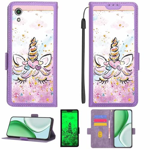 Kinetijy Funda Compatible para Sony Xperia Z2 Funda Case Carcasa Soporte [con lámina Protectora HD de dureza 9H] [Bloqueo RFID][Purpurina Dorada + Brillante] LPT HJS
