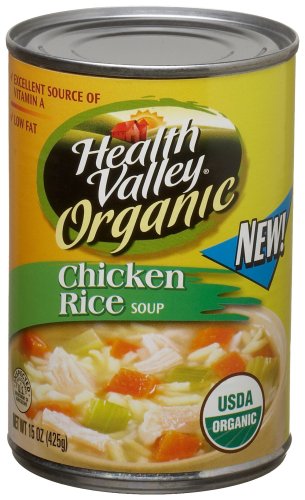 Health Valley Organic Soup-Chicken Rice, 15-Ounce Units (Pack of 12)