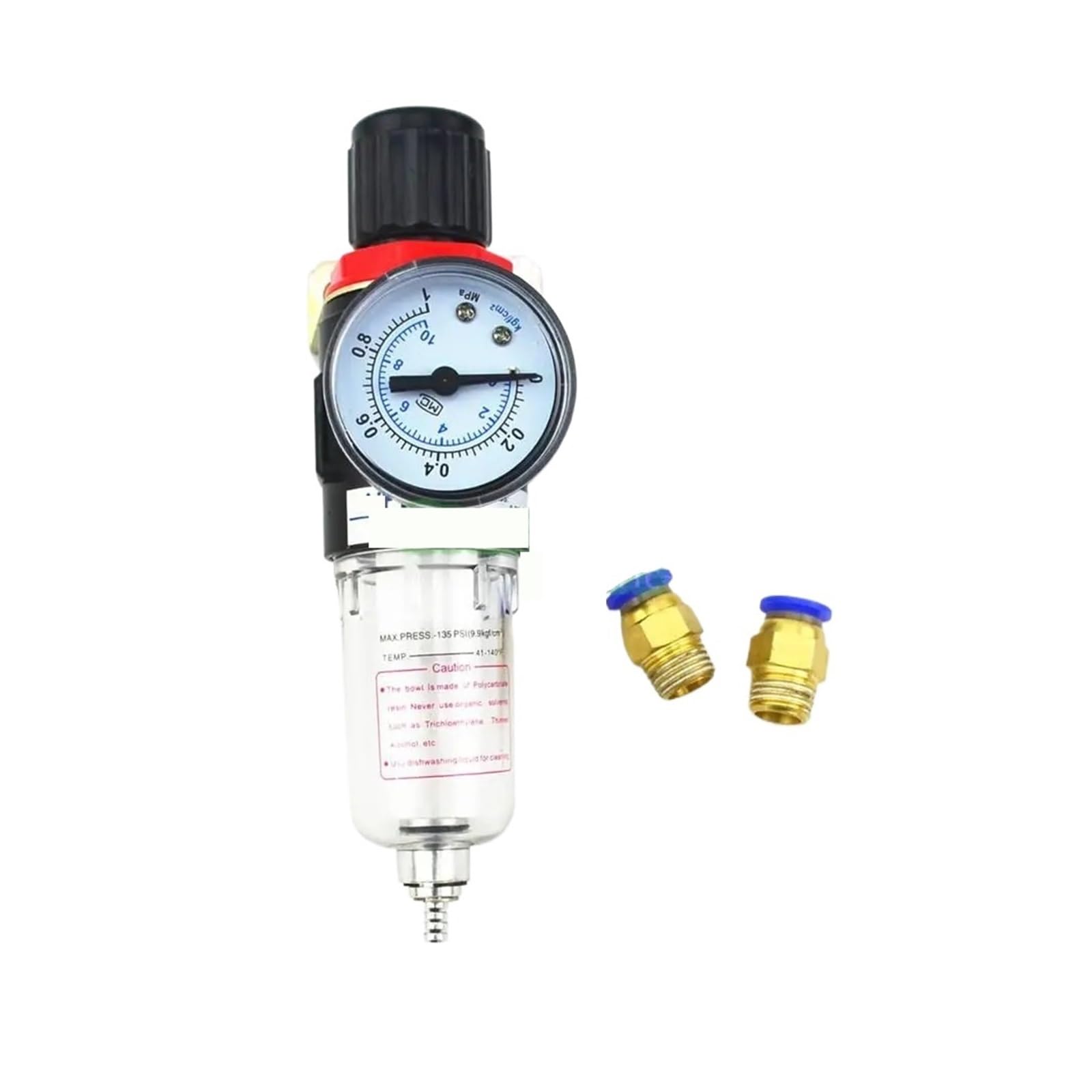 AFR2000 Regulator ciśnienia Filtr separatora wody Pistolet natryskowy sprężarka z akcesoriami (z mocowaniami 10 mm)