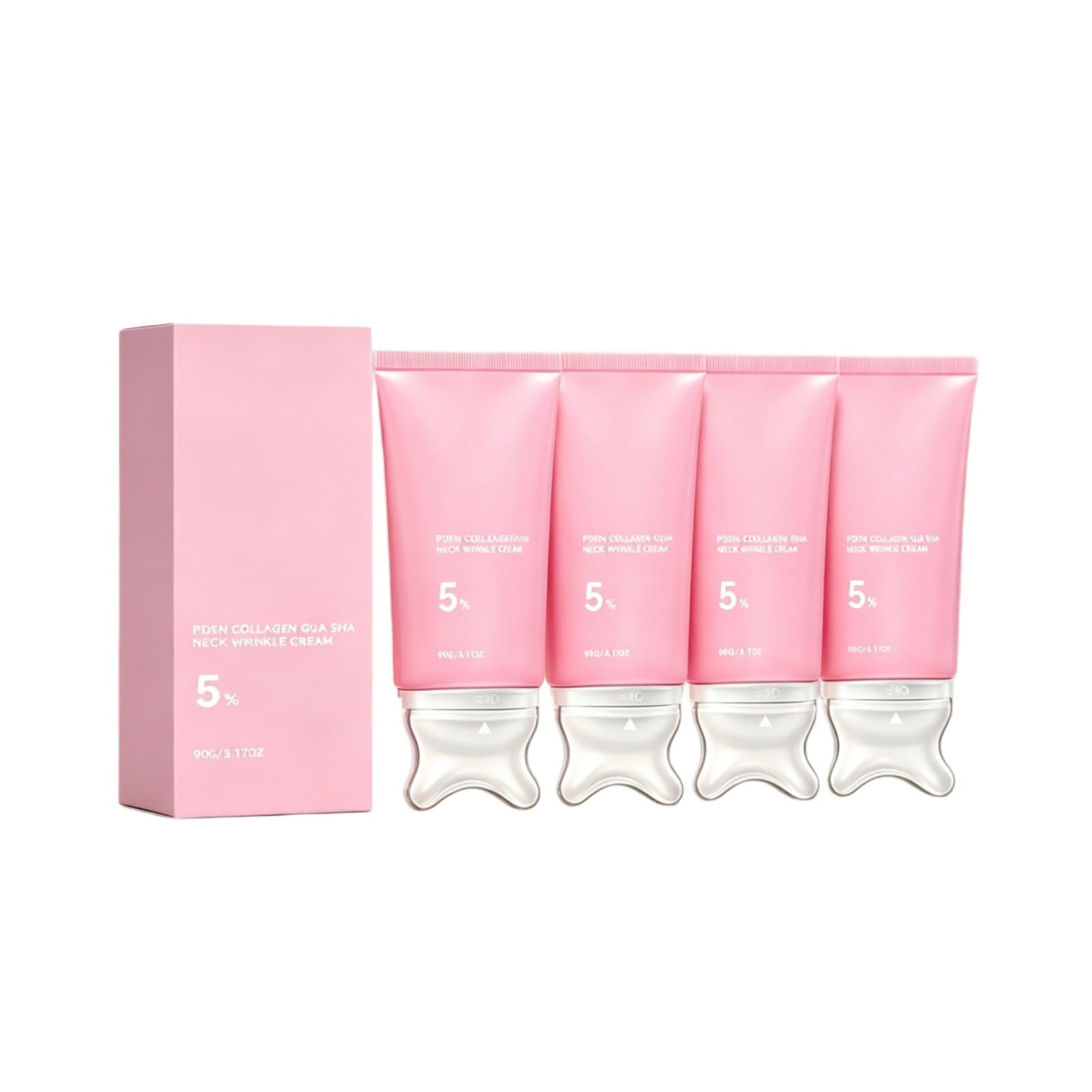 Feuchtigkeitscreme für das Gesicht mit Gua Sha, Anti-Aging Feuchtigkeitspflege | Halsstraffende Collagen-Creme, straffende und glättende Wirkung für Gesicht und Hals, tägliche Pflege
