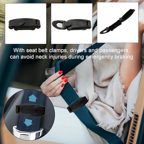 2Stück Auto Sicherheitsgurt Clip Universal Gurtversteller für Autos Sicherheitsgurt Einsteller für Erwachsene Kinder Verstellbarer Sitzgurt Halter Schwangerschaftsgurt Auto Abschnallschutz Kindersitz