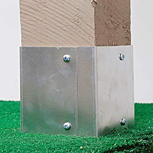 4x4 Rust-Free Adjustable Trimmer Guard for Mailbox Post Protection