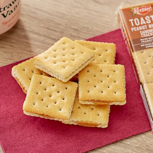 Keebler Toast & Peanut Butter Sandwich Crackers Snack Pack, 1.8 Oz (12-Pack) - image 3