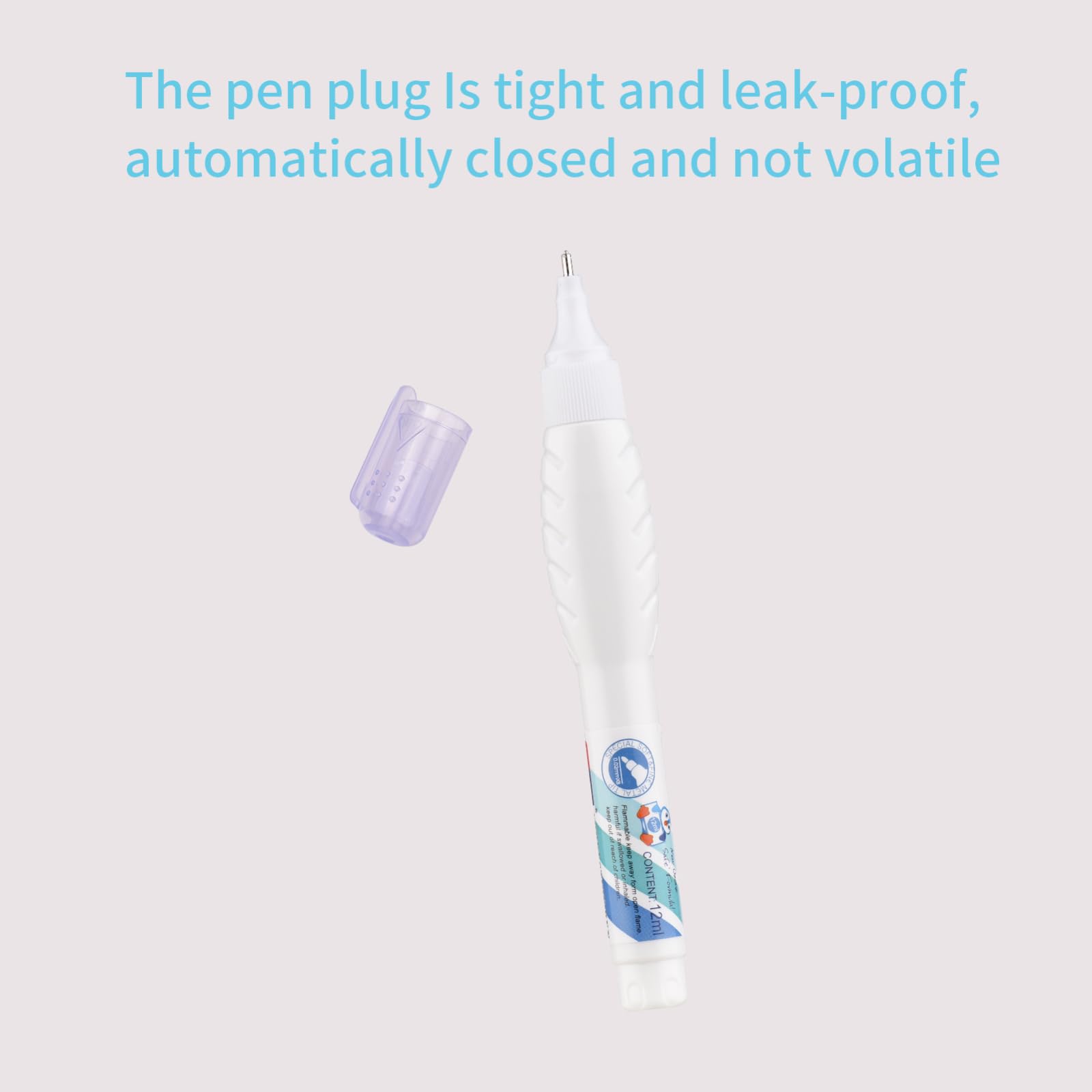 Set 12 penne correttive Whiteout liquido a punta fine 7 ml