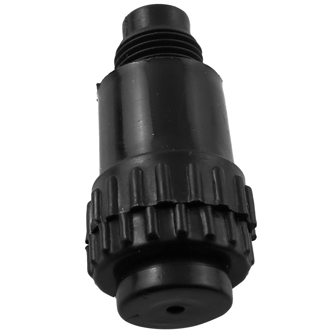 YXQ Thread Oil Plug Connector - 16x1.5 3/8BSPT Male Thread Black Plastic Cap For Air Compressor (4 Pcs)