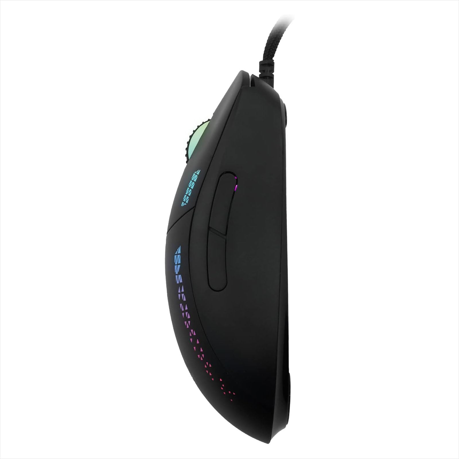 Noua Loop Mouse Gaming RGB | Sensore Pixart 3335 fino a 32000 DPI | 70g Ultra-Leggero | 9 Pulsanti Programmabili | Switch Huano | Ambidestro | Software Dedicato | Nero