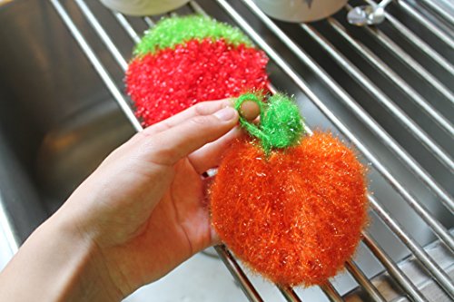 Say & Sincere Multi-Use Non-Scratch Scrubber Dish Sponge, 3 Pieces #TOP2