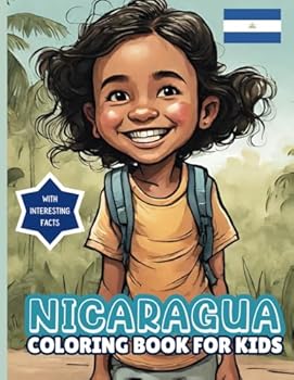Paperback Nicaragua Coloring Book For Kids: With Interesting Facts Book
