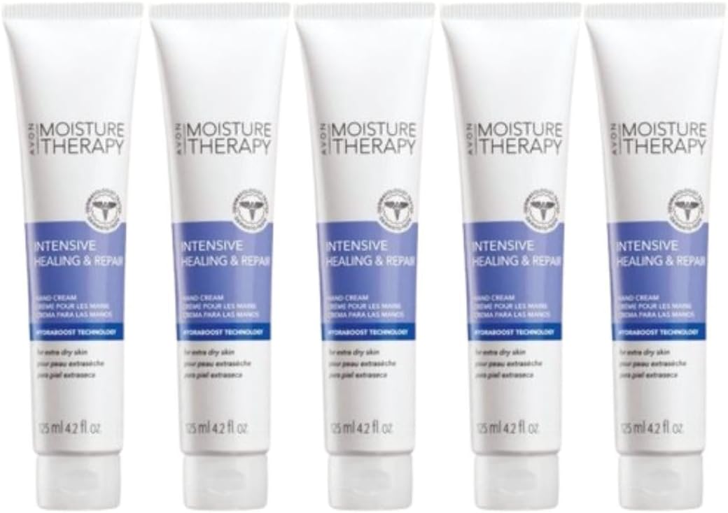 Avon Moisture Therapy Intensive Healing & Repair Hand Cream Lot of 5