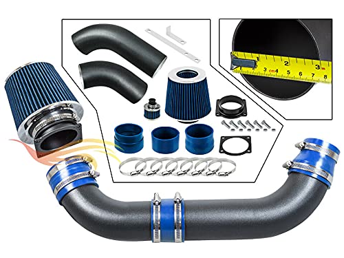 BLUE 1991-1994 Compatible With Explorer/Ranger 4.0L OHV V6 Air Intake Kit +Filter