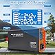 DATOUBOSS Wechselrichter 24V DC auf 230V AC Reiner Sinus 2000W/4000W, Spannungswandler 24V 230V LCD-Display und 1x USB + 1x Type-c Spannungswandler Reiner Sinus Inverter Pure Sine Wave