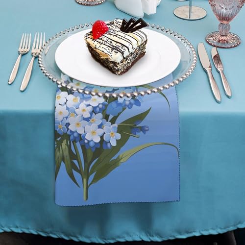 Servilletas de Tela Do Not Forget Me 18.7x18.7 in 4 piezas miniatura 4