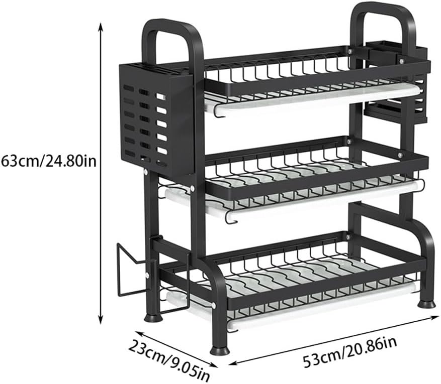 CHICKEN Pot and Pan Organizer Kitchen Storage Rack Condiment Storage Rack Bowl Basket Drain Rack Tableware Storage Organizer Rack Storage Rack Kitchen Organizers and Storage