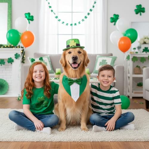 Disfraz para perro Leprechaun St. Patrick’s Día Talla M miniatura 4