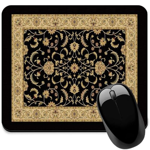 Image of Carpet Pattern Mousepad - Small Non-Slip Rubber Carpet Design Printed Computer Mouse Pad 19x22cm (FMP0229)