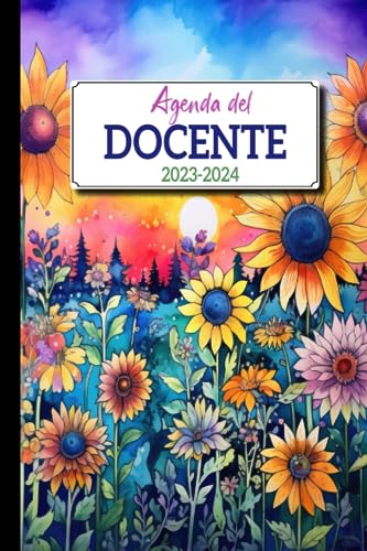 2023/2024: Agenda del docente 2023/2024, Giornaliera 2023 2024 per gli Insegnanti, organizzatore scolastico, ideale come regalo per professore