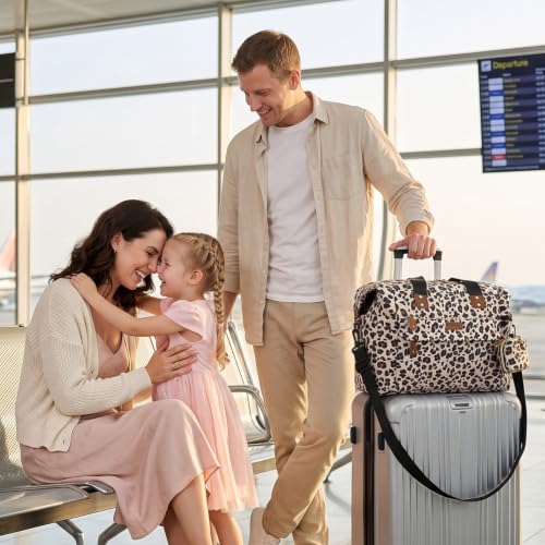 Image of Pritent Diaper Bag - Baby Diaper Bag Waterproof Large Maternity Travel Baby Bag for Mom and Dad