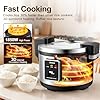 TERUISI 10L Commercial Rice Cooker 50CUPS Fast Cooking Electric Cooker with Auto Keep Warm, Non-stick Inner Pot for 10-20 People Use