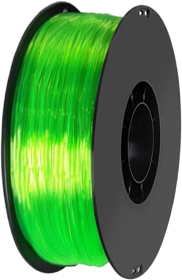 250gx4 3D Printer Flexible TPU Transparent Yellow Filament Elastic Flexible 1.75mm 3D Printing Material TPU Transparent 1Kg(TPU Transparent 250g)