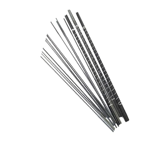 Foxbc Spiral Scroll Saw Blades - Plain End (#2 Fine Metal Cutting) #TOP4