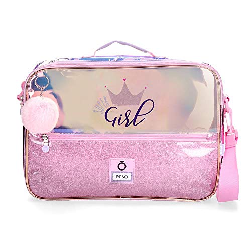 Super girl Schulranzen Rosa 38x28x6 cms TPU und PVC für 14" Laptop