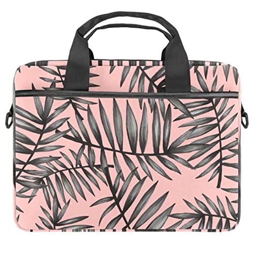 Maletín bandolera para portátil de 13 13.3 14.5 pulgadas bolso de hombro tablet palma rosa