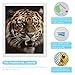 5D Diamond Painting Kits for Adult, Tiger Diamond Art Kits for Beginners Fun DIY Crafts Round Diamond Art Canvas Home Wall Decor 16