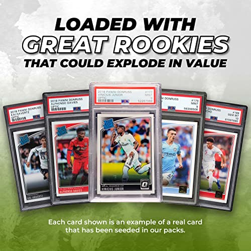 Soccer Graded Card Mystery Booster Pack | Psa Or Bgs Graded Soccer Card | Grade 7+ Guaranteed | Contains One Graded Vintage, Rookie, Legend Or Current Star | By Cosmic Gaming Collections #TOP3