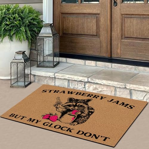 LuckyChu �E�F���J���h�A�}�b�g ���O ���� �G���g�����X ���[�v���t�@�C�� �t���A�}�b�g �m���X���b�v �ϋv�� ���փ��O ���ցA�p�e�B�I�A��ʗʂ̑����G���A�̌��փh�A�A43.2 cm x 74.9 cm (Strawberry But My Glo