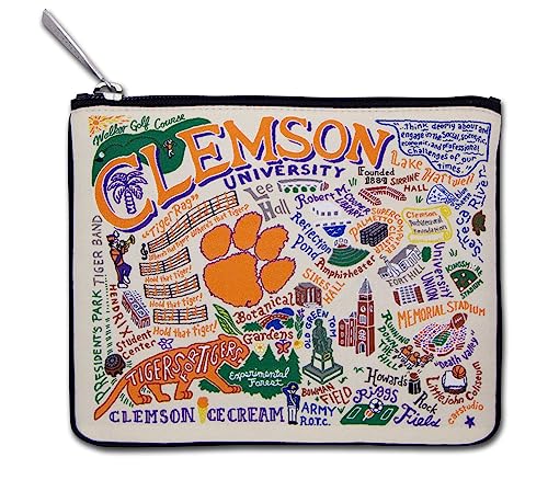 Catstudio Zipper Pouch Clemson University Travel Toiletry Bag 5 x 7 Ideal Makeup Bag Dog Treat Pouch or Purse to Organize Supplies for Grads & Alumni