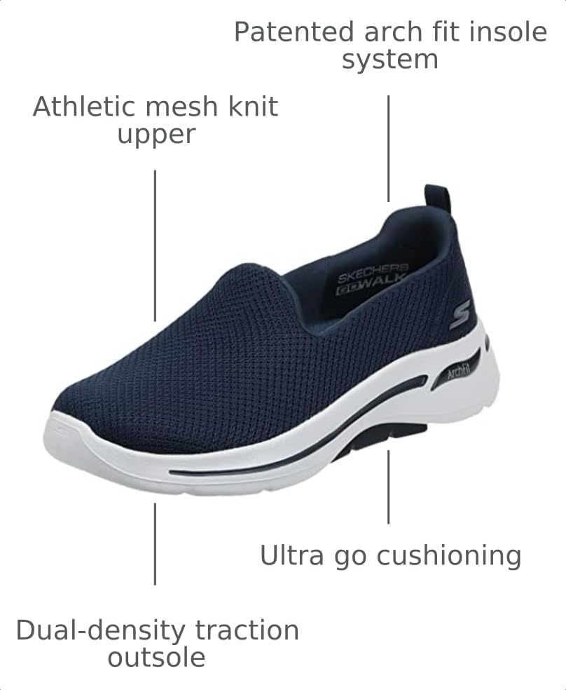 Image of Skechers Women's Go Walk Arch Fit Iconic Sneaker