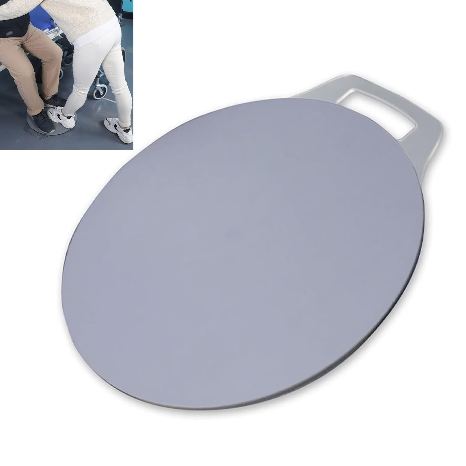 Disco De Transferencia Giratorio, Tablero De Ayuda Para Transferencia De Pacientes, Carga De 270 Libras Y Rotación Suave De 360°, Superficie E Parte Inferior Antideslizantes, Para Pacientes Paralizado