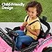 Best Choice Products Kids 12V Electric Ride On UTV Car and Trailer w/Parent Control, LED Lights, 2 Speeds, Bluetooth - Pink