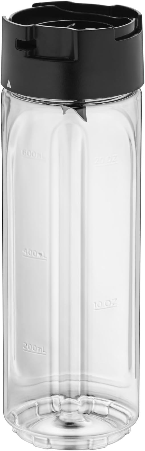 WMF Kult X - Batidora de Vaso Individual Mix & Go Mini, 300 W de 0.6 L de Capacidad y 4 Cuchillas Acero Inoxidable Cromargan, Exterior Acero Inoxidable de Cromargan, depósito de TRITAN libre de BPA
