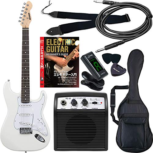 SELDER セルダー エレキギター ストラトキャスタータイプ サクラ楽器オリジナル ST-16/WH 初心者入門リミテッドセット