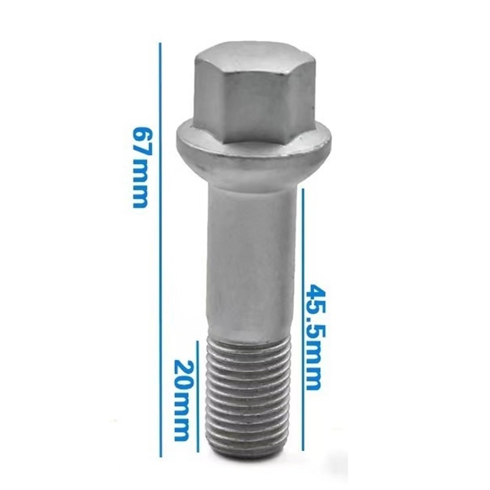 Bulloni ruota auto Compatibile Con Per GLE W166 500 E Per 4matic 2015 2016 2017 2018 Set Da 20 Dadi Per Cerchi In Lega Con Rondella Conica OEM: 0009902207