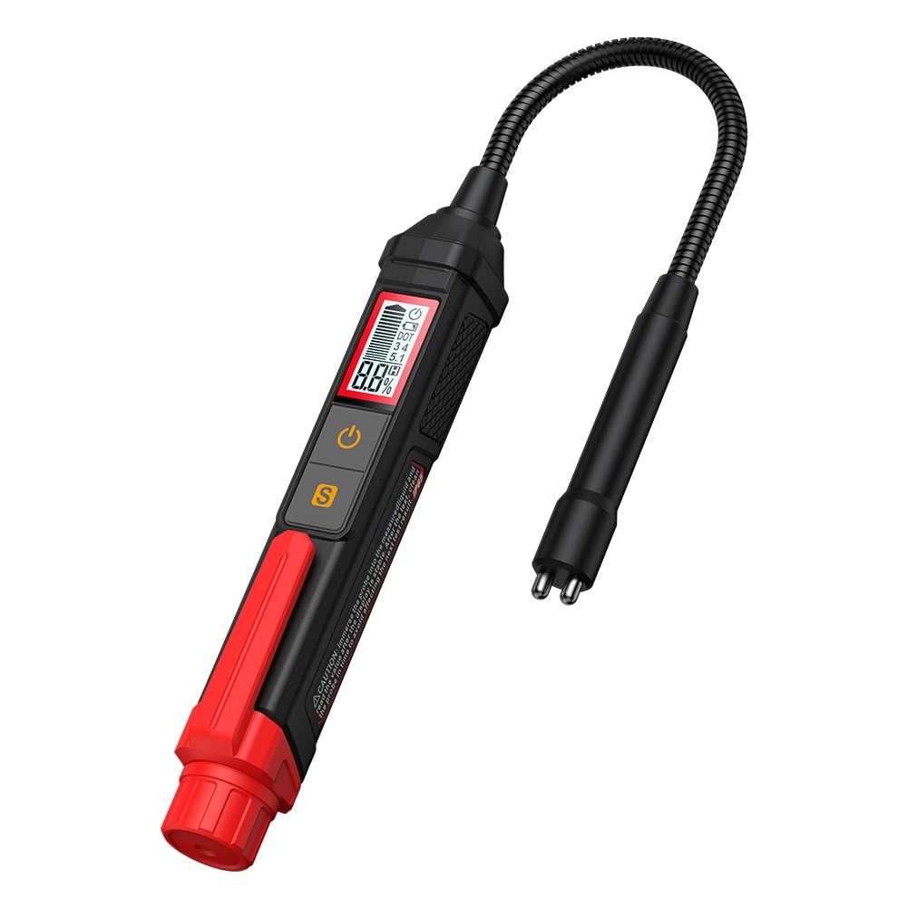 HT663L Tester olio freni automobilistici Mantenimento dati Display digitale LCD liquido professionale for DOT3/DOT4/DOT5.1