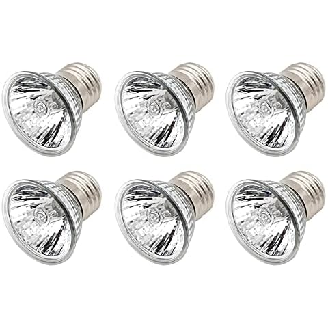 WOOLUCK 25W Bombilla de Calentamiento de Reptiles con UVA UVB Lámpara de Calefacción Cover