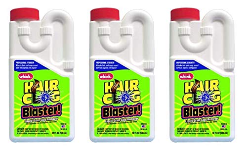 Whink 6217 Hair Clog Blaster! 32 Ounce (Pack of 3)