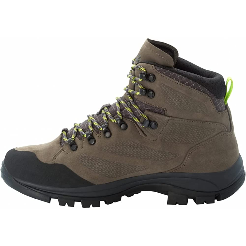 Jack Wolfskin Rebellion Texapore MID M, Walking Shoe, Brown/red,
