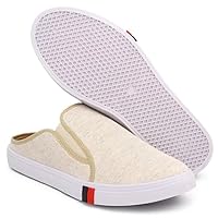 Mule Sapatenis Casual Masculino calce Fácil (Bege, BR, Adulto, Numérico, 42)