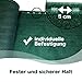 AGROFLOR Zaun und Balkon Sichtschutz, 1,20 x 10 m, Bauzaun, Balkongeländer, Balkonschutz, Garten Windschutz, inklusive Kabelbinder, 150g/m², Verschiedene Abmessungen