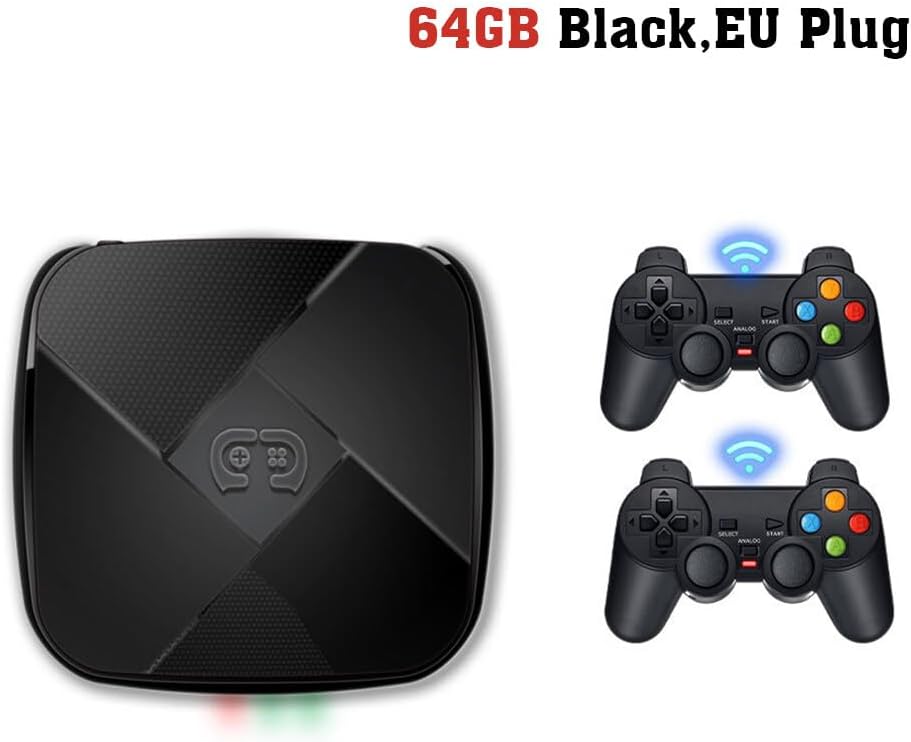 I3 4K Retro Video Game Console 10000+ Games With 2pcs 2.4G Dual Player Support for 3D Game PSP N64 PS CPS CPS2